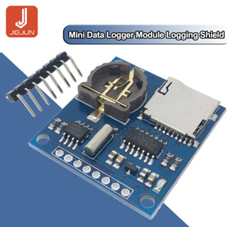 โมดูลโล่ข้อมูล ขนาดเล็ก สําหรับ Arduino Raspberry Pi Logging Recorder Data Logger Module Shield V1.0 SD Card