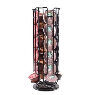 ฐานหมุน Nescafe Dolce Gusto 24 Pods ที่วางกาแฟแบบหมุนได้ขาตั้งแร็ค