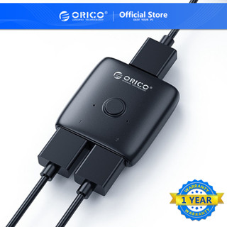 Orico HDMI//USB3.0-อะแดปเตอร์แปลงเสียง 4Kx2K 60Hz Kvm Bi-Direction 1X2/2X1 สําหรับ Ps5 Nintendo Switch (HS2-A1)