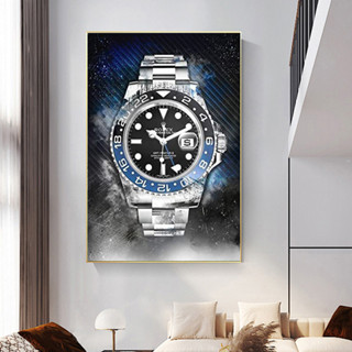 ภาพวาดผ้าใบ ภาพศิลปะ HD โปสเตอร์ Rolex Watch สําหรับตกแต่งผนังบ้าน ห้องนอน ห้องนั่งเล่น