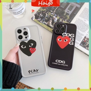 เคสโทรศัพท์มือถือ พลาสติกแข็ง CDG ลายฉลากแฟชั่น สําหรับ iPhone14 13 12 Mini 11 PRO MAX 6 6s 7 8plus SE2 X XS XR XSMAX #Hg5837