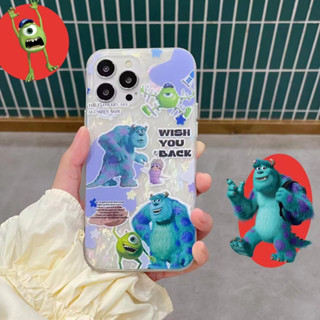 เคสป้องกันโทรศัพท์มือถือ ลายมอนสเตอร์ ขนเฟอร์ รวมทุกอย่าง สําหรับ iPhone14 13 12 11 Pro MAX