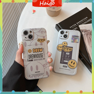 เคสโทรศัพท์มือถือ พลาสติกแข็ง DREW ลายฉลากแฟชั่น สําหรับ iPhone14 13 12 Mini 11 PRO MAX 6 6s 7 8plus SE2 X XS XR XSMAX #Hg5840