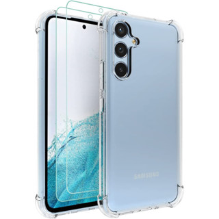 SAMSUNG เคสโทรศัพท์มือถือ TPU แบบใส ดูดซับแรงกระแทก 2 ชิ้น สําหรับ Galaxy A54 5G A34 5G A14 5G A04