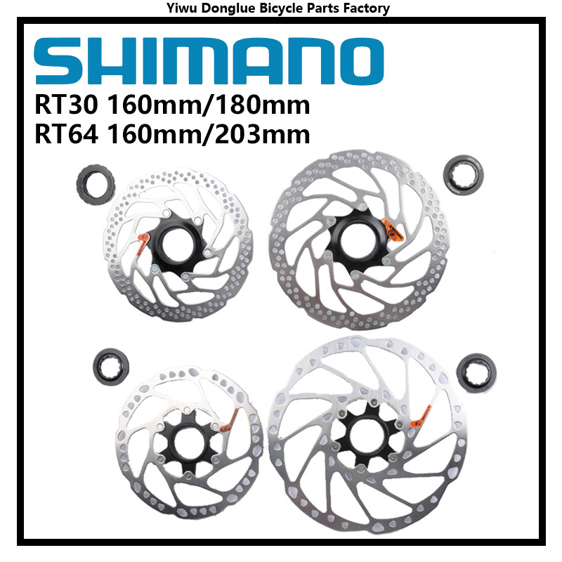 Shimano RT64 RT30 ดิสก์เบรกโรเตอร์ 160 มม. 180 มม. 203 มม. สําหรับจักรยานเสือภูเขา MTB