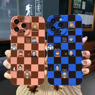 เคสโทรศัพท์มือถือ ขอบสี่เหลี่ยม ป้องกันเต็มเลน ลายสก๊อต Harry Potter สําหรับ Xiaomi Redmi Note 12 12S 4G Pro 5G 9S 9A 12C