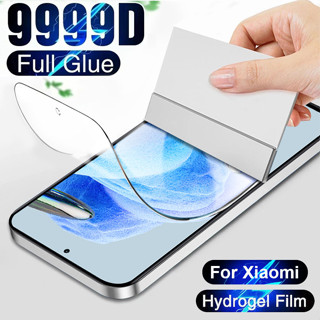 เต็มจอป้องกันหน้าจอ Hydrogel Film Xiaomi Mi 13 12 11T 10T 9T Redmi Note 9s 7 8 9 10 11 12 Pro 11S 12C 10C 9A 9C A1 Poco X5 C40 X3 NFC F3 M3 M4 F4 X4