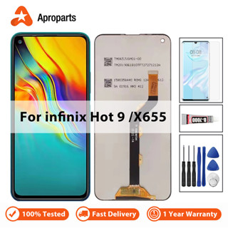 อะไหล่หน้าจอสัมผัส LCD แบบเปลี่ยน สําหรับ Infinix Hot 9 Hot 9 Pro X665 X655C X655F X655D