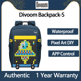 ของแท้ Divoom Backpack S กระเป๋าเป้สะพายหลัง S Pixel Art Youngsters พร้อมหน้าจอ LED กันน้ํา สําหรับนักเรียน โรงเรียน แล็ปท็อป