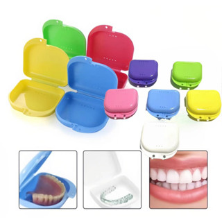 กล่องพลาสติก สําหรับเก็บจัดฟัน 1 กล่อง Retainer Box