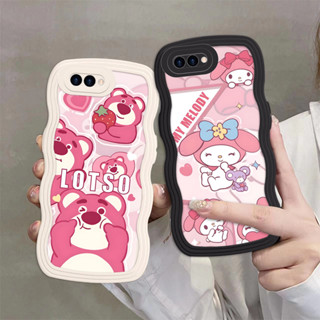 เคสโทรศัพท์มือถือ ซิลิโคนนิ่ม กันกระแทก ลายหมีสตรอเบอร์รี่น่ารัก สําหรับ OPPO A15 A15S A34 A53 A32 A72 A36 A5 F11 F9 A12E