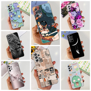 เคสโทรศัพท์มือถือ ซิลิโคนนิ่ม TPU ใส ลายนักบินอวกาศน่ารัก สําหรับ Samsung Galaxy A33 A53 A73 5G A33 SM-A336B