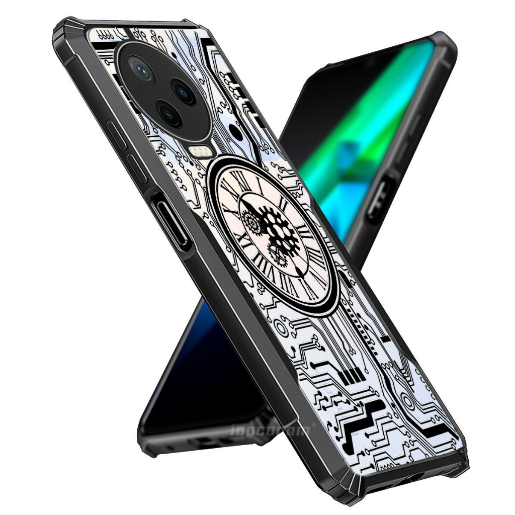 เคสโทรศัพท์มือถือ PC ใส กันกระแทก สําหรับ Infinix Note 12 Pro 10 11S 11 12i 2022 VIP G96 G88 2023 5G 4G - รูปที่ 2