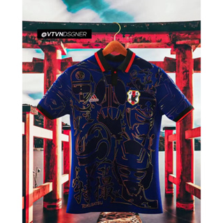 เสื้อกีฬาแขนสั้น ลายทีมชาติฟุตบอลชั้นนํา 23-24 Japan Special Edition ไซซ์ S-2XL ชุดเหย้า สําหรับผู้ชาย