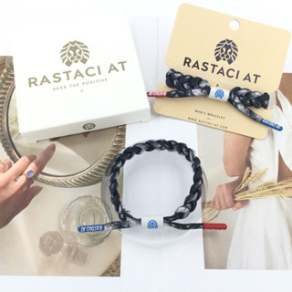 RASTAClAT สร้อยข้อมือเชือกถัก ลายหินอ่อน ไล่โทนสี พร้อมกล่องของขวัญ พรีเมี่ยม คลาสสิก สําหรับผู้ชาย และผู้หญิง วันวาเลนไทน์