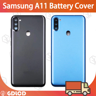 ฝาหลัง Samsung Galaxy A11 A115 แบตเตอรี่ ฝาหลัง ด้านหลัง ประตู แชสซี เคส กรอบกล้อง เปลี่ยนเลนส์