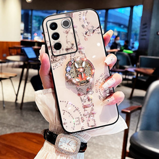 เคสโทรศัพท์มือถือ ประดับเพชร สําหรับ vivo V27 V27 Pro V25 Pro VMJ