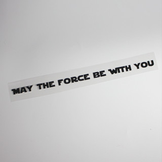 [P-A675] สติกเกอร์ กันน้ํา ลาย Star Wars Jedi Knight May the Force with You May the Force