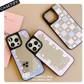 Casetify เคสโทรศัพท์มือถือแบบกระจก ลายหมี สําหรับ Iphone 14ProMax 13Pro 13 11 12Promax 13Promax 11 12 13 14