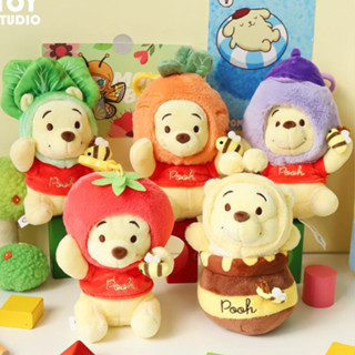 [ของแท้] Disney Pooh Bumper Harvest Blind Box ตุ๊กตาตุ๊กตาและตุ๊กตาจี้ของเล่นแปลกใจของเล่นแฟชั่นชุดสร้างสรรค์ของขวัญวันเกิดและวันหยุดสำหรับสาว ๆ