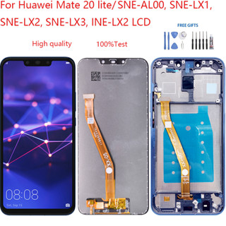 อะไหล่หน้าจอสัมผัสดิจิทัล LCD แบบเปลี่ยน สําหรับ Huawei Mate 20 lite SNE-AL00 SNE-LX1 SNE-LX2 SNE-LX3 INE-LX2