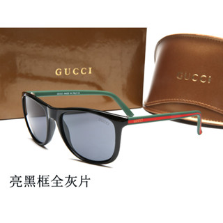 GUCCI ใหม่ แว่นตากันแดด กรอบทรงวงรี หรูหรา สําหรับขับรถ ปาร์ตี้ UV400