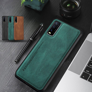 เคสโทรศัพท์หนัง TPU แบบนิ่ม กันกระแทก หรูหรา สําหรับ VIVO Y11S Y12A Y12S Y20 Y20i Y20S Y20SG