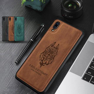 เคสโทรศัพท์หนังแกะ TPU แบบนิ่ม กันกระแทก สําหรับ VIVO Y91C Y1S