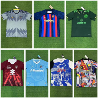 เสื้อกีฬาแขนสั้น ลายทีมชาติฟุตบอล Barcelona Turin 24-48 ชั่วโมง 23 24 Naples Celts