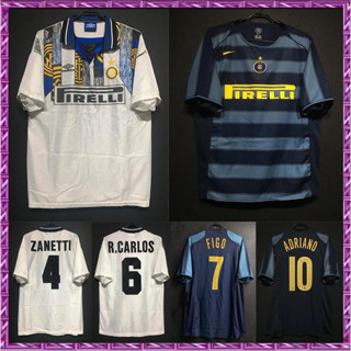 เสื้อกีฬาแขนสั้น ลายทีมชาติฟุตบอล Gaopin 1995/2006 season Inter Milan ชุดเยือน สไตล์เรโทร