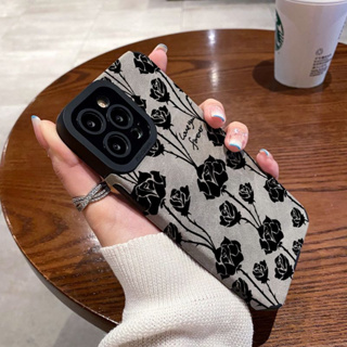 【roses case】เคส compatible for iPhone 11 12 13 14 pro max case
