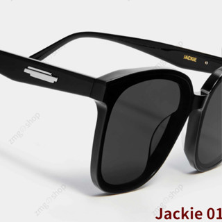 Jackie 01 - GM 2022 ใหม่ แว่นกันแดด กรอบสี่เหลี่ยม สีดํา เลนส์ Zeiss