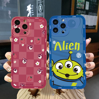 เคสโทรศัพท์มือถือ ขอบสี่เหลี่ยม ลายเอเลี่ยน Lotso สําหรับ Xiaomi Redmi Note 12 12S 4G Pro 5G 9S 9A 12C