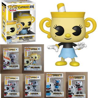 เกม Funko Pop: Cuphead Ms. Chalice ของเล่นฟิกเกอร์ 310 311 416 417 418 419