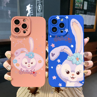 เคสโทรศัพท์มือถือ ขอบสี่เหลี่ยม ลายกระต่าย Stellalou บัลเล่ต์ สําหรับ Xiaomi Redmi Note 12 4G Pro 5G 9S 9A 12C