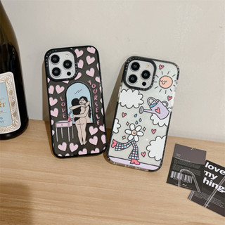 เคสโทรศัพท์มือถือแบบนิ่ม TPU ใส กันกระแทก ลายหัวใจ กลิตเตอร์แวววาว สําหรับ iPhone 14 Pro Max 12 13 Pro Max 11 13 14