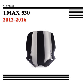 Psler ชิวหน้า บังลม กระจกหน้ารถ กระจกกันลม สําหรับ Yamaha TMAX 530 TMAX530 2012 2013 2014 2015 2016