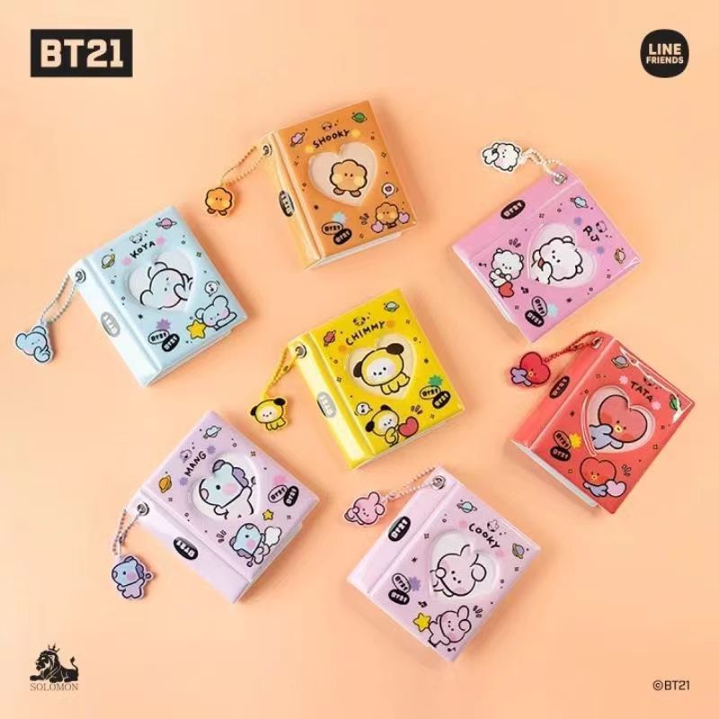 อัลบั้มรูปภาพ แบบใส ลายการ์ตูน KPOP Bangtan Boys ขนาดเล็ก มี 32 ช่อง