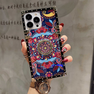 เคสโทรศัพท์มือถือ ลายนูน รูปเพชร สไตล์วินเทจ สําหรับ iPhone 14 Promax 13 Promax 12 Promax 14plus 13mini 12mini