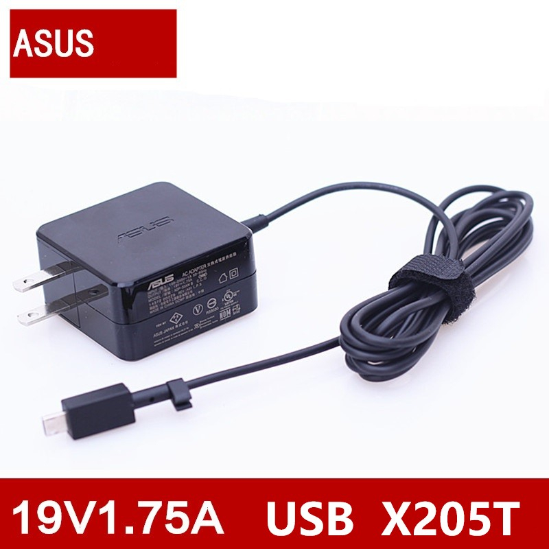 ใหม่ 1.75A 33W AC Adapter Charger สําหรับ Asus ADP-33AW B EeeBook TP200S X205T X205TA E202 E202SA E2