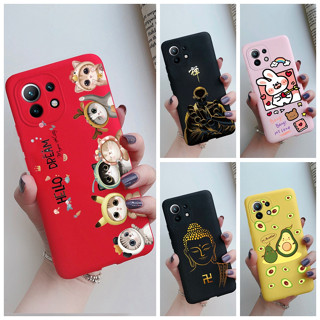 เคสโทรศัพท์มือถือ ซิลิโคนนิ่ม ลายการ์ตูนน่ารัก สีแคนดี้ สําหรับ Xiaomi Mi 11 Lite Mi11 Lite