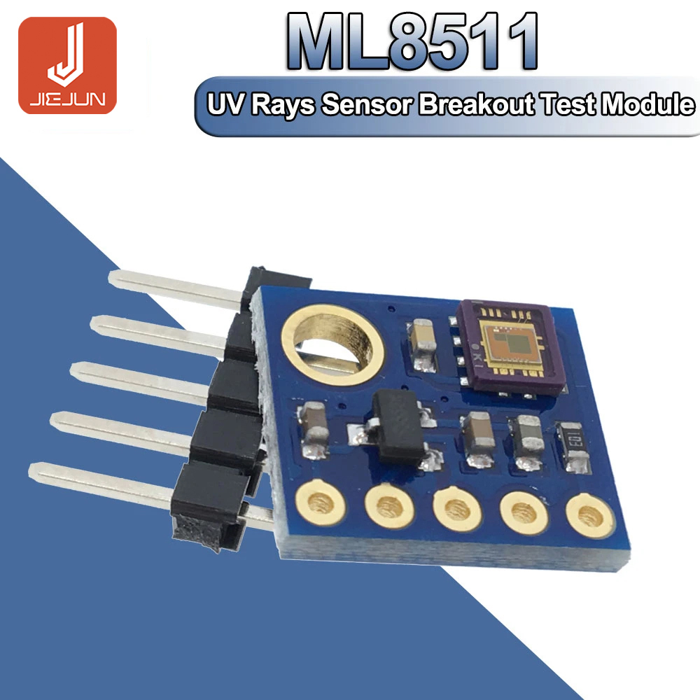 1pcs GY-8511 ML8511 UVB UV Rays Sensor Breakout Test โมดูลเครื่องตรวจจับเอาต์พุต Analog พร้อม pin สํ