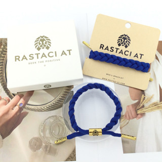 RASTAClAT สร้อยข้อมือแฮนด์เมดสีน้ําเงินพร้อมกล่องของขวัญสําหรับผู้หญิงผู้ชายเด็กผู้ชายเด็กผู้หญิงสร้อยข้อมือเชือกทอมือแบบปรับได้สําหรับการป้องกันและสร้อยข้อมือถักโชคดี