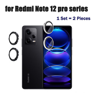 ฟิล์มกระจกนิรภัยกันรอยเลนส์กล้อง สําหรับ Redmi Note 12 Pro 12 Pro Plus 12 Pro Redmi Note 12+ 2 ชิ้น