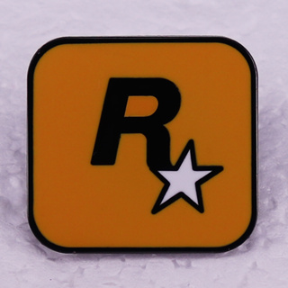 เข็มกลัดโลหะ รูปโลโก้เกม Rockstar
