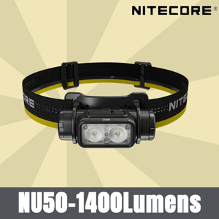 Nitecore NU50 ไฟหน้า USB-C แบบชาร์จไฟได้ สีขาว สีแดง สําหรับตั้งแคมป์กลางแจ้ง