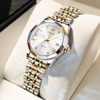 OLEVS 9931 นาฬิกาข้อมือผู้หญิงนาฬิกาข้อมือผู้หญิงกันน้ำ  สแตนเลส  รับประกัน 3 ปี ของขวัญวันเกิด