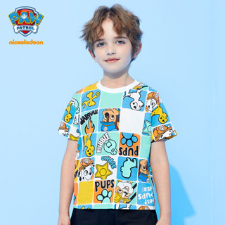 paw patrol แขนสั้นเด็ก เสื้อยืด