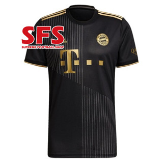 【SFS】เสื้อยืดกีฬาแขนสั้น ลายทีมชาติฟุตบอล Barern 21-22 ชุดเยือน คุณภาพสูง ไซซ์ S-2XL