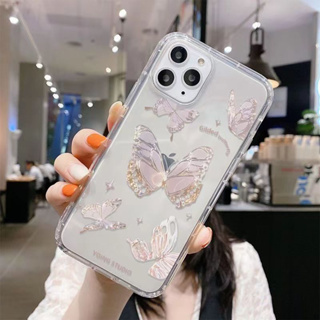 เคสโทรศัพท์มือถือนิ่ม ลายการ์ตูนผีเสื้อน่ารัก สําหรับ Redmi A1 2022 4G A1+ Note 10S Note 10 10 Pro Note 11S Note 11 11 Pro 11 Pro + Note 12 5G 12 Pro 5G 12 Pro + 5G ฝาครอบกันกระแทก